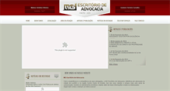 Desktop Screenshot of mgadvogadosluz.com.br